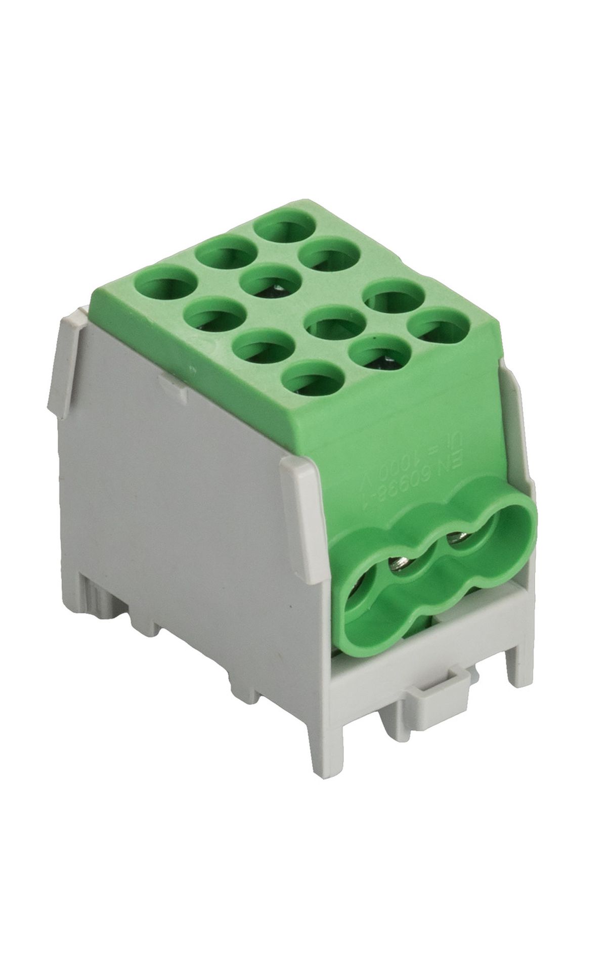 Minimodular HLAK 25-1/4 M2 fővezeték soroló elem Zöld-Sárga