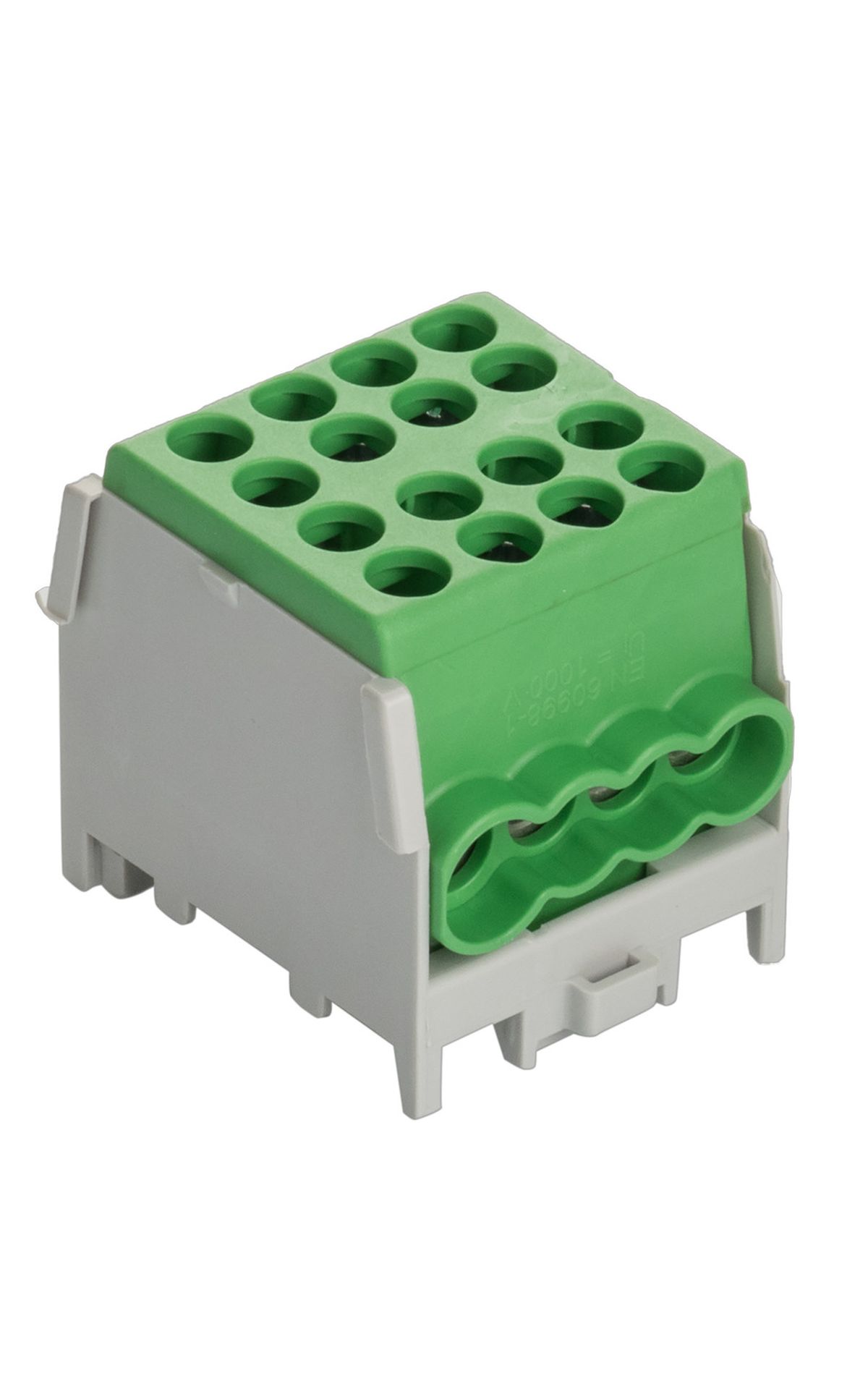 Minimodular HLAK 25-1/6 M2 fővezeték soroló elem Zöld-Sárga