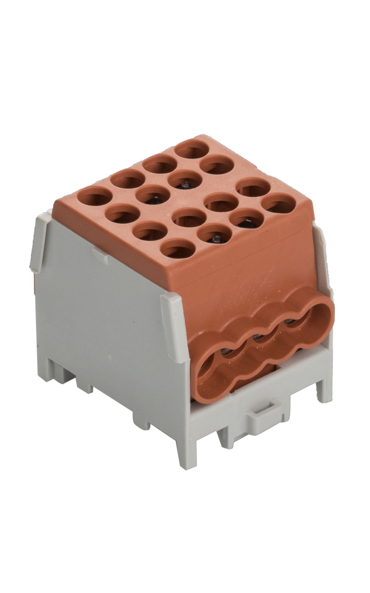 Minimodular HLAK 25-1/6 M2 fővezeték soroló elem barna