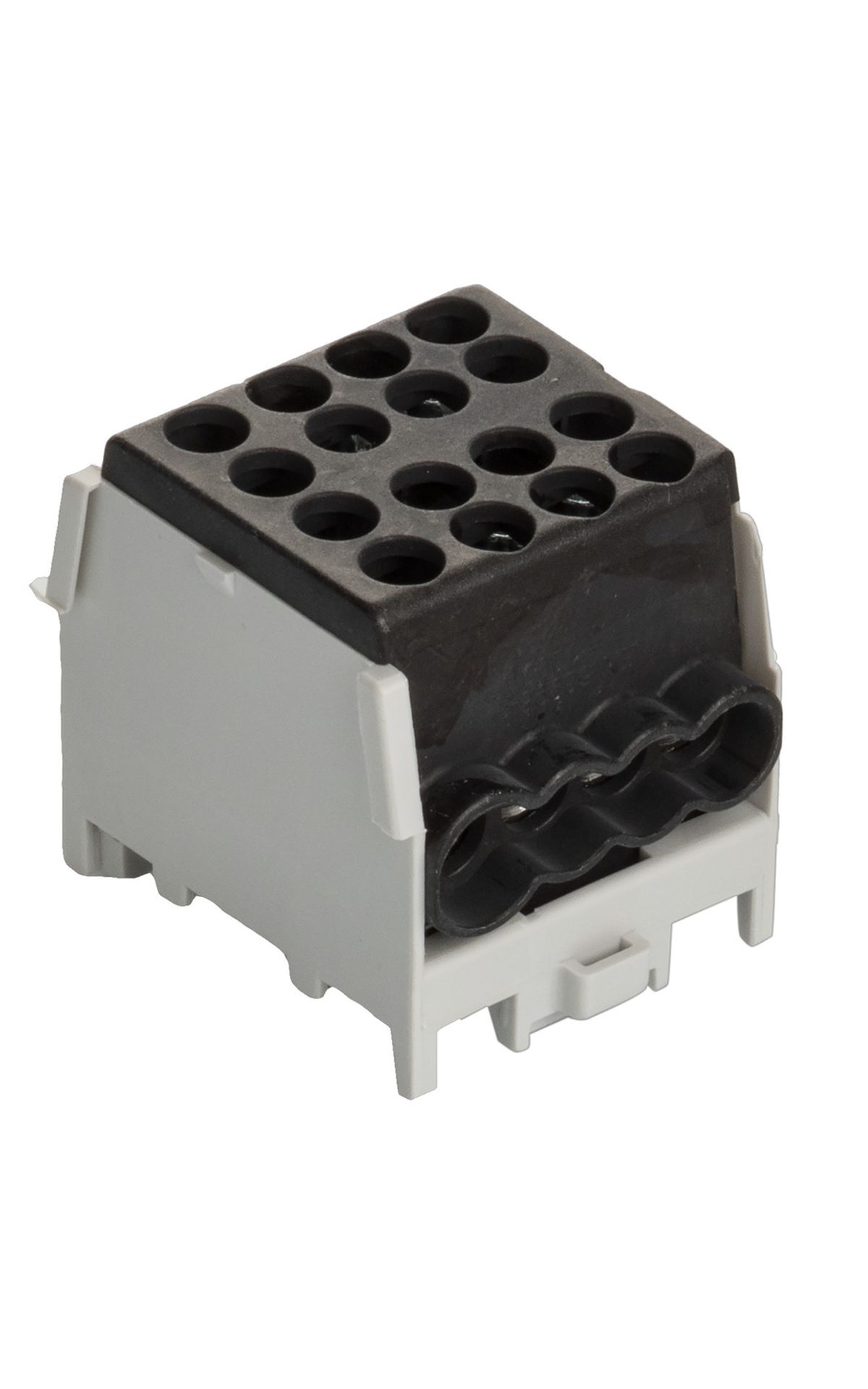 Minimodular HLAK 25-1/6 M2 fővezeték soroló elem fekete