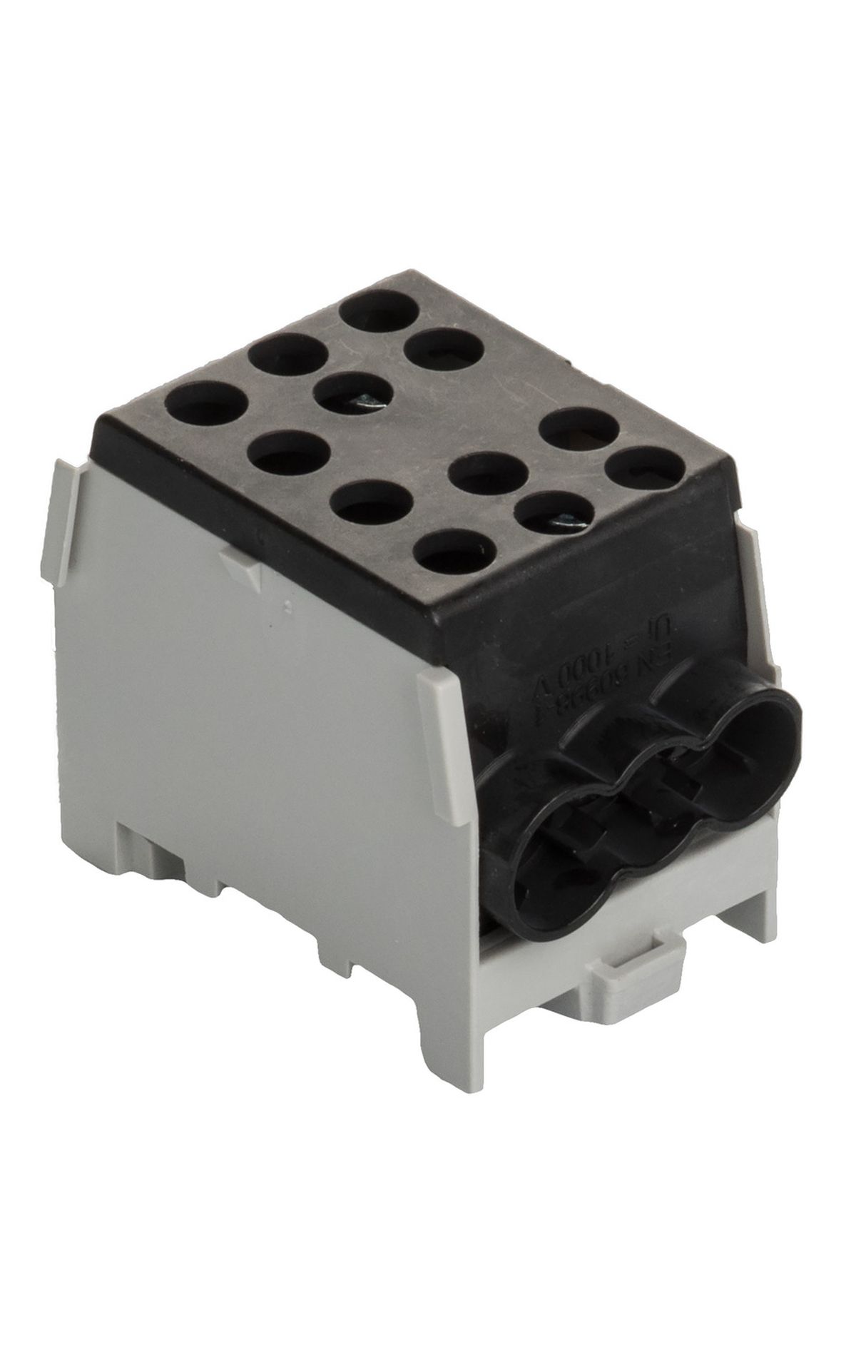 Minimodular HLAK 35-1/4 M2 fővezeték soroló elem fekete