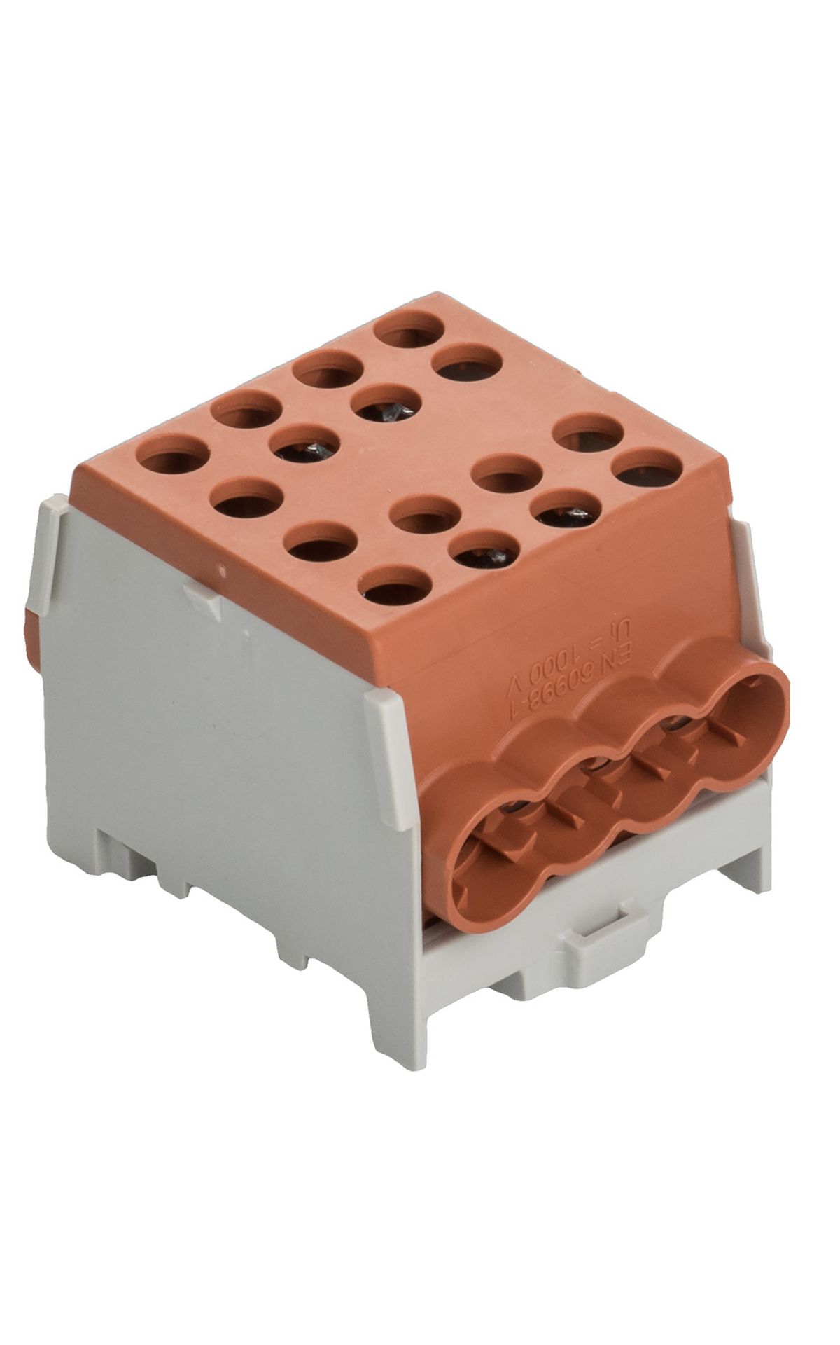 Minimodular HLAK 35-1/6 M2 fővezeték soroló elem barna