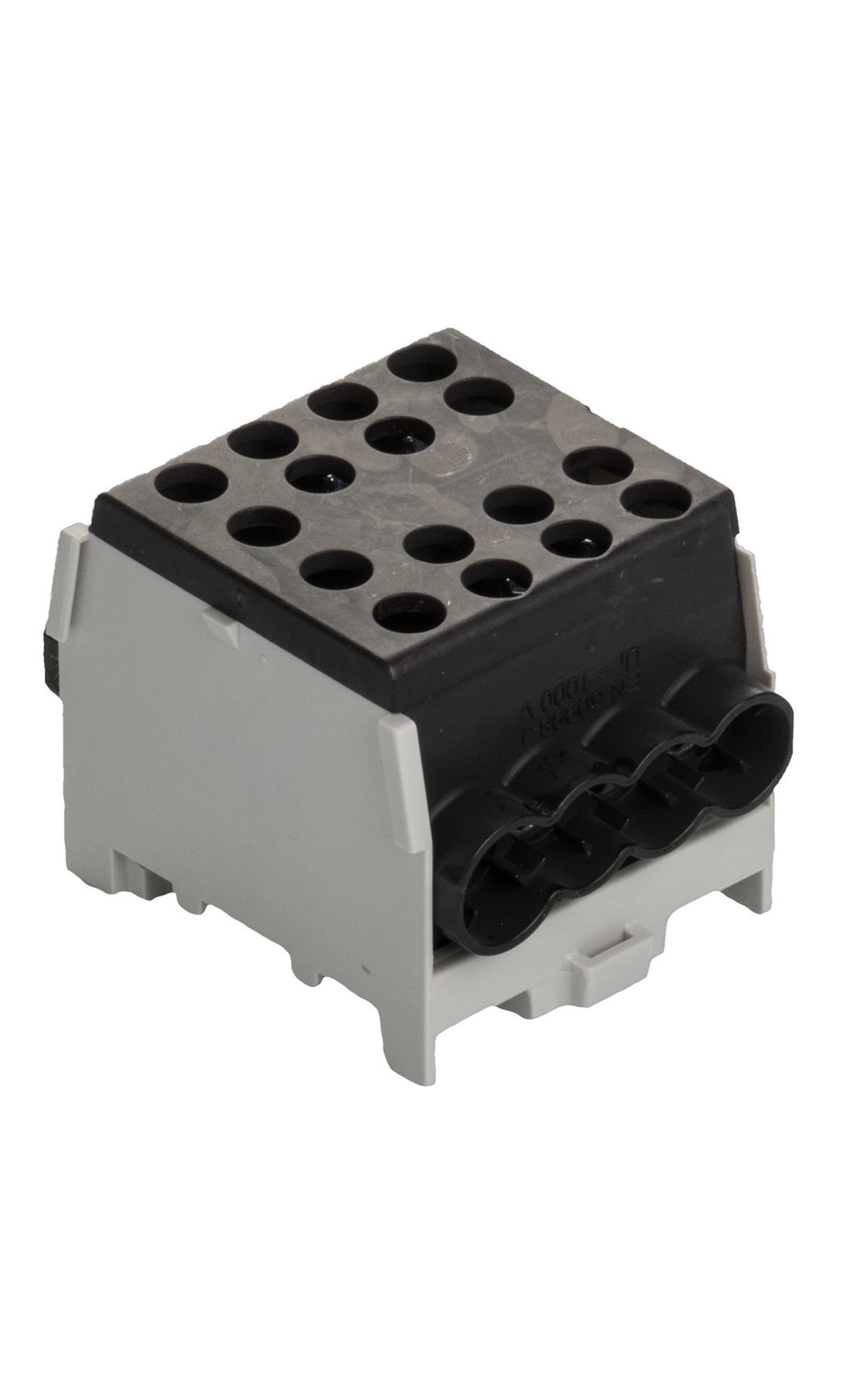 Minimodular HLAK 35-1/6 M2 fővezeték soroló elem fekete