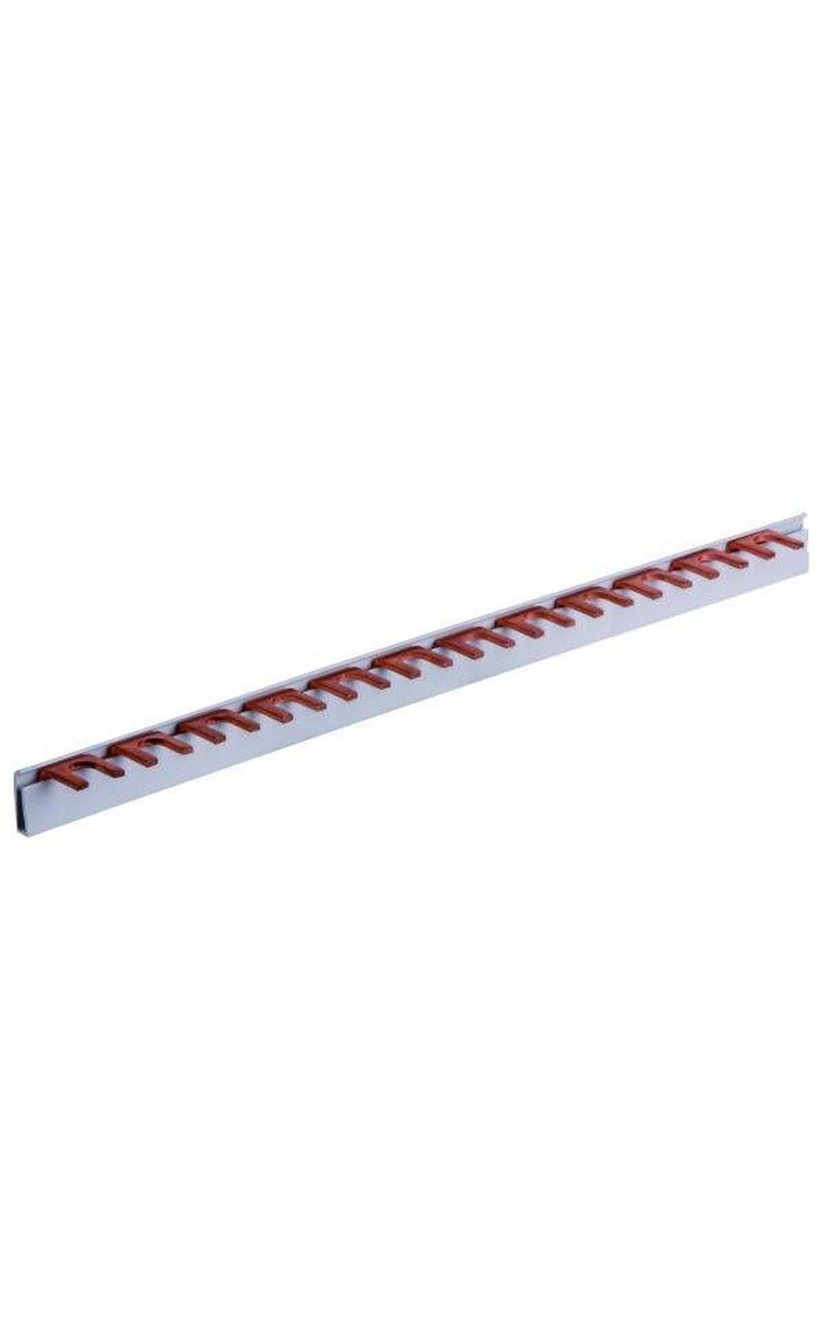 Pollmann 1f villás sín 12 modul 210mm 20mm2 90A ferde
