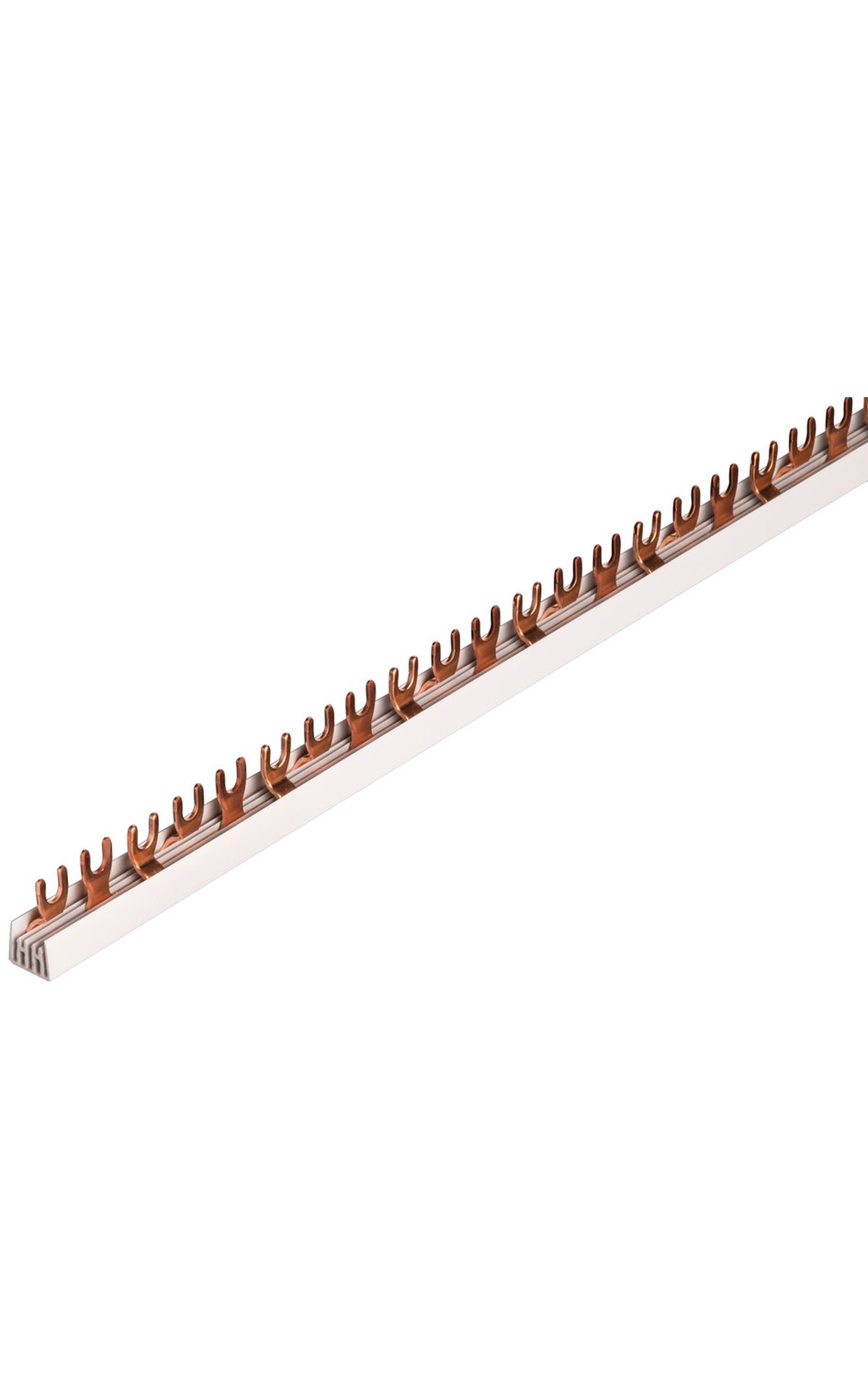 Pollmann 3f villás sín 19X3 modul 1m 10mm2 63A középre zárt