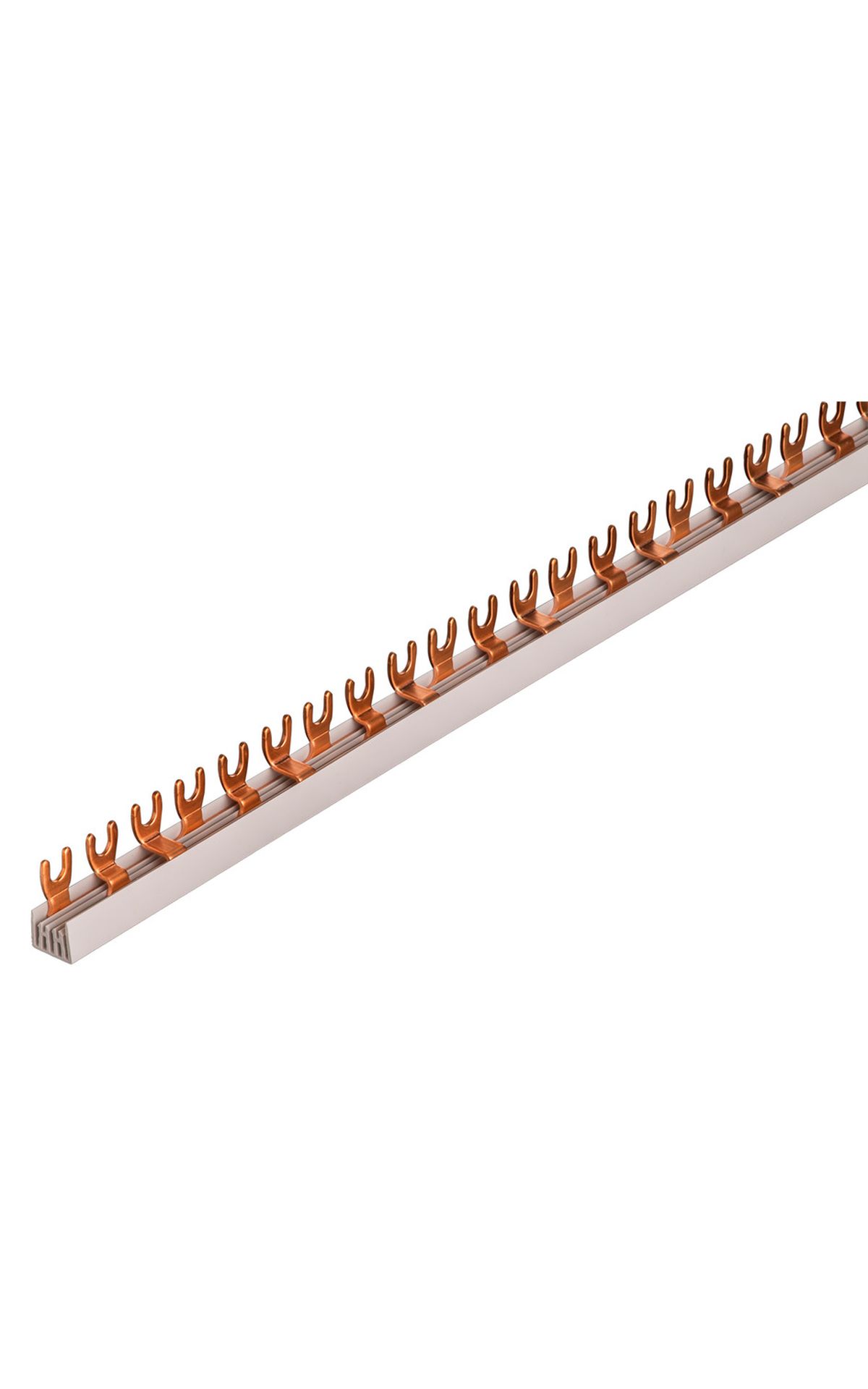 Pollmann 3f villás sín 19X3 modul 1m 10mm2 63A fentre zárt