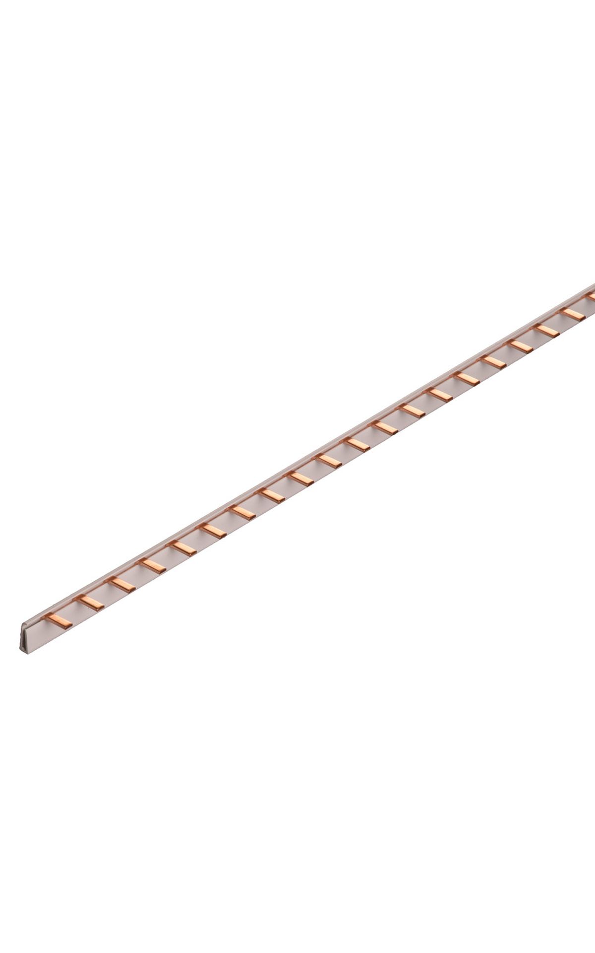Pollmann 1f tüskés sín 57 modul 1m 10mm2 63A ferde