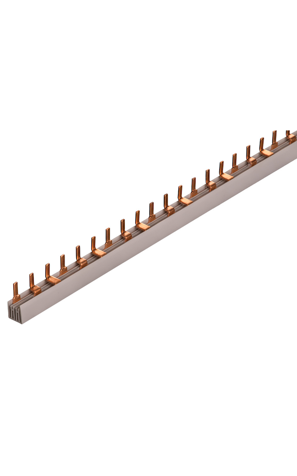 Pollmann 3f tüskés sín 19X3 modul 1m 10mm2 63A