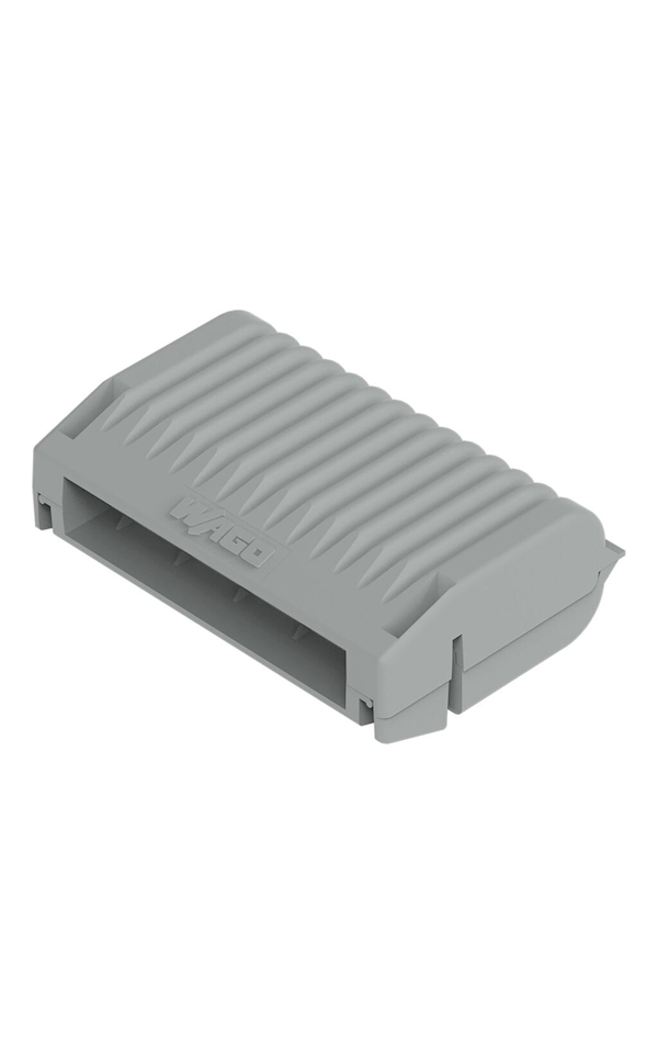 Gélbox, 221 és 2273 sorozatokhoz, vezeték összekötők nélkül, Típus 3, szürke