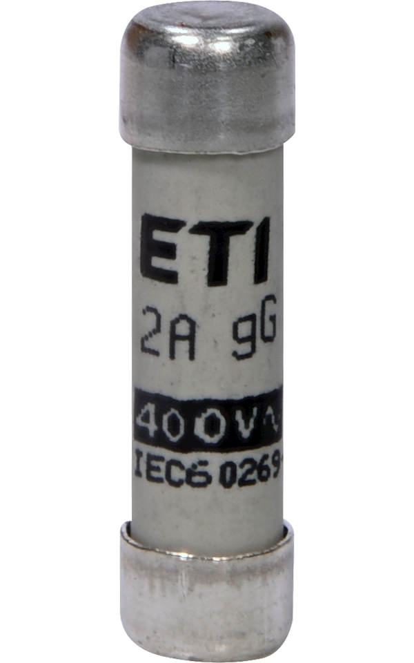 CH8 400V gG 2A hengeres biztosító, Ø8mm x 32mm