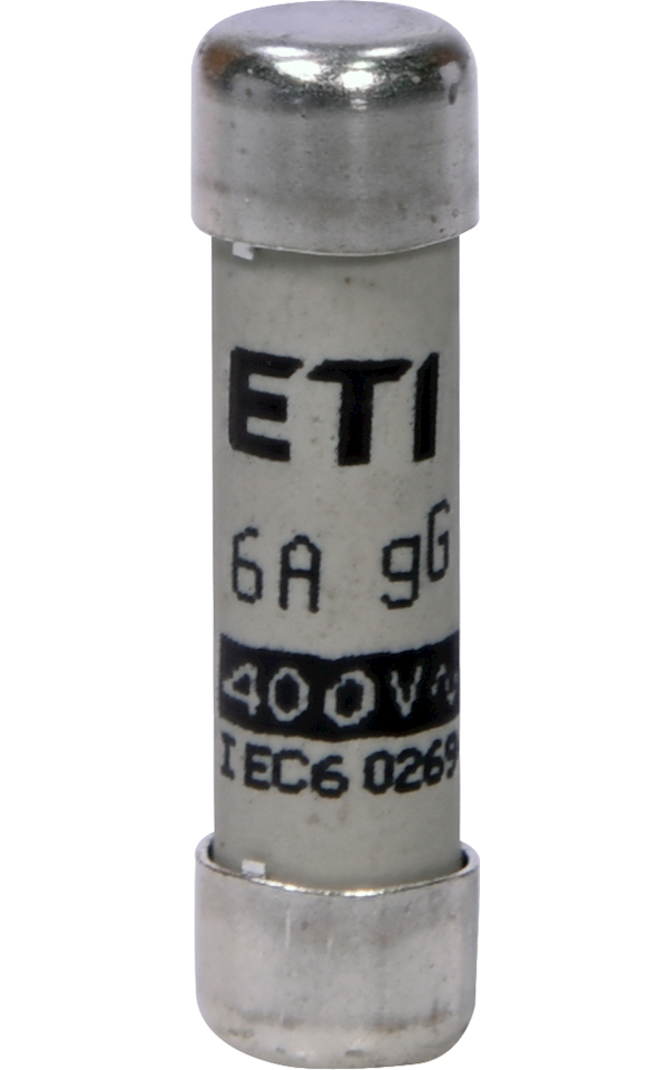 CH8 400V gG 6A hengeres biztosító, Ø8mm x 32mm