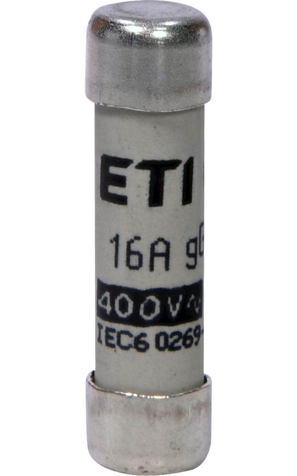 CH8 400V gG 16A hengeres biztosító, Ø8mm x 32mm