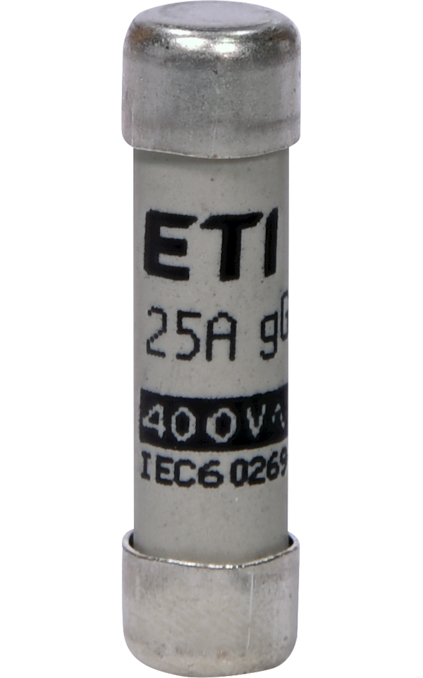 CH8 400V gG 25A hengeres biztosító, Ø8mm x 32mm