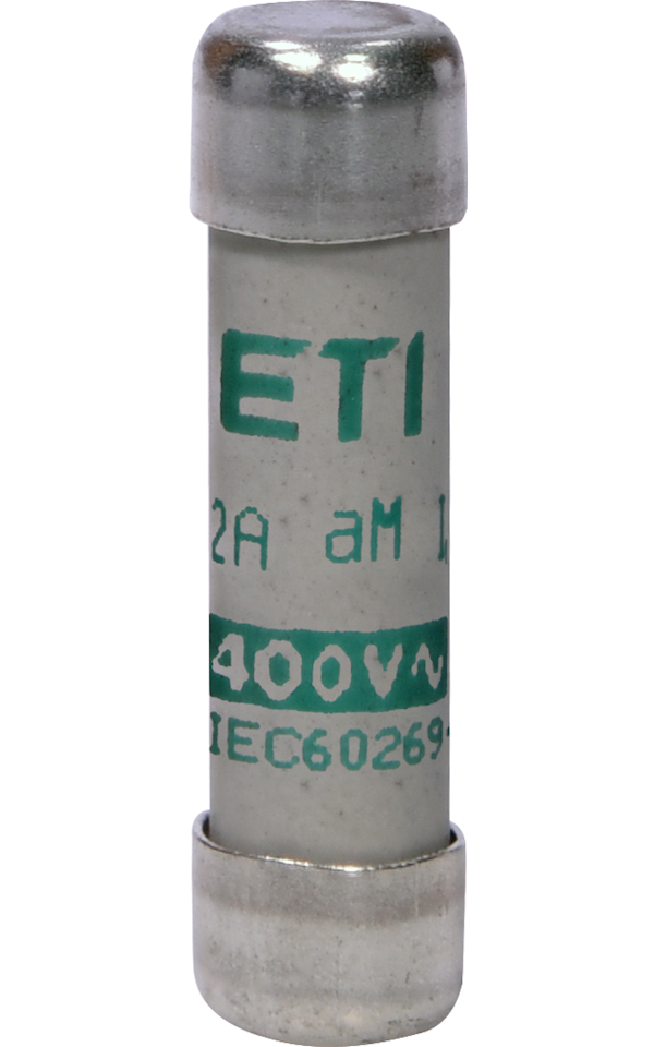 CH8 400V aM 2A motorvédő hengeres biztosító, Ø8mm x 32mm