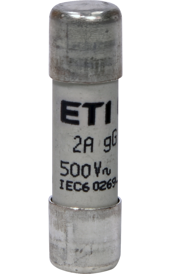 CH10 500V gG 2A hengeres biztosító, Ø10mm x 38mm