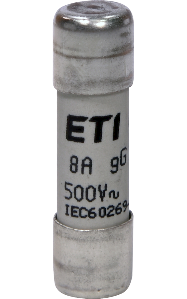 CH10 500V gG 8A hengeres biztosító, Ø10mm x 38mm