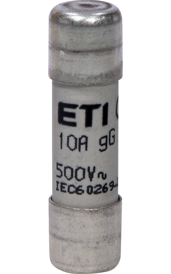 CH10 500V gG 10A hengeres biztosító, Ø10mm x 38mm