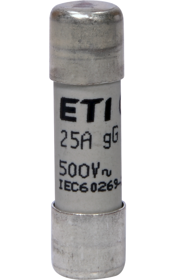 CH10 400V gG 25A hengeres biztosító, Ø10mm x 38mm