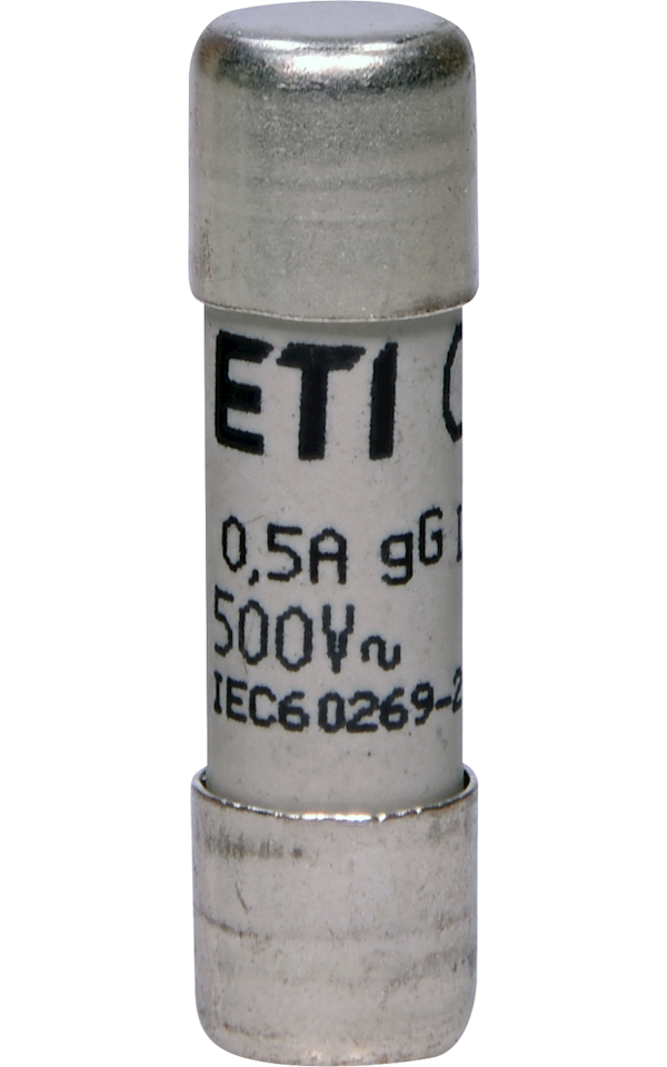CH10 500V gG 0,5A hengeres biztosító, Ø10mm x 38mm
