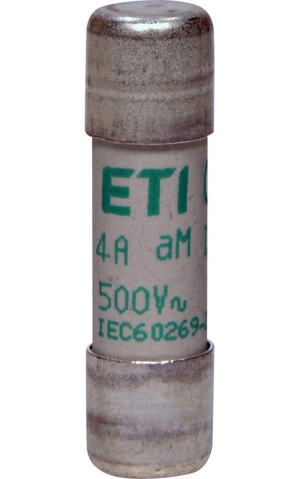 CH10 500V aM 4A motorvédő hengeres biztosító, Ø10mm x 38mm
