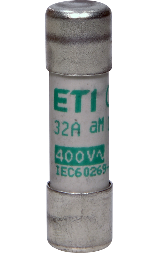 CH10 500V aM 32A motorvédő hengeres biztosító, Ø10mm x 38mm
