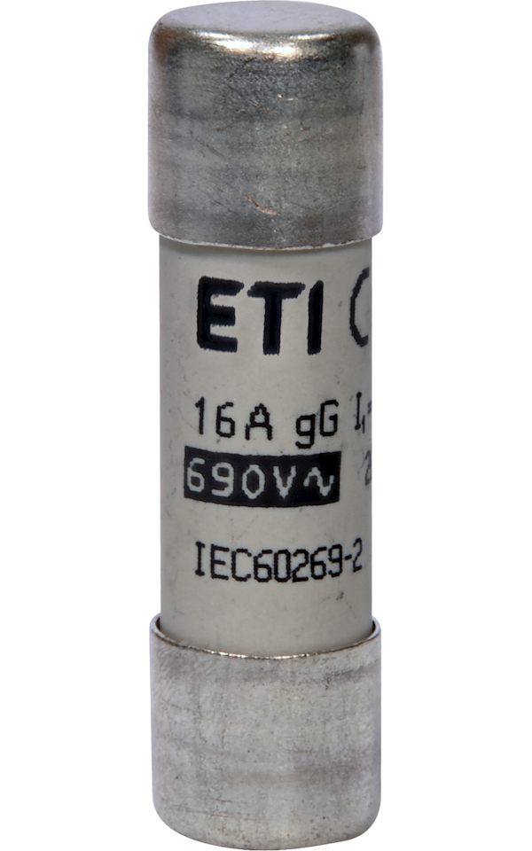 CH14 690V gG 16A hengeres biztosító, Ø14mm x 51mm