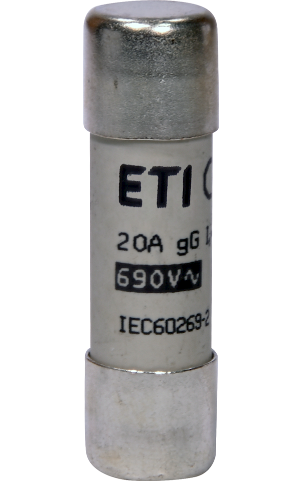 CH14 690V gG 20A hengeres biztosító, Ø14mm x 51mm