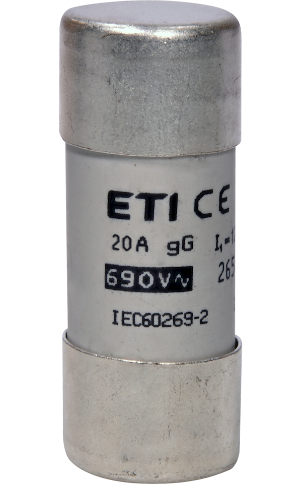CH22 690V gG 20A hengeres biztosító, Ø22mm x 58mm