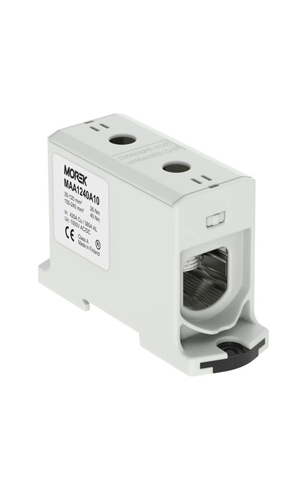 Sorkapocs 35-240 mm2 1 pólusú Al/Cu szürke, Morek