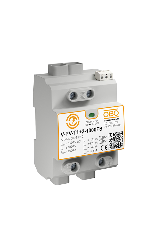 V-PV-T1+2-1000FS Y-kapcs napelemes rendszh +FS