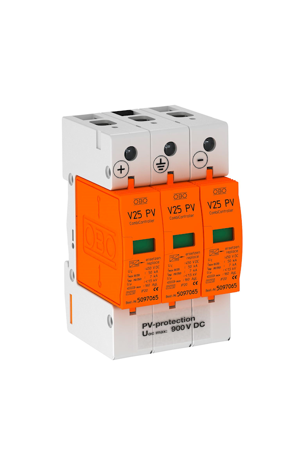 V25-B+C 3-PH900 hárompólusú, napelemes rendszerh