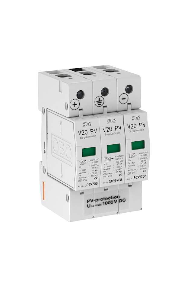 V20-C 3-PH-1000 hárompólusú, napelemes rendszerh